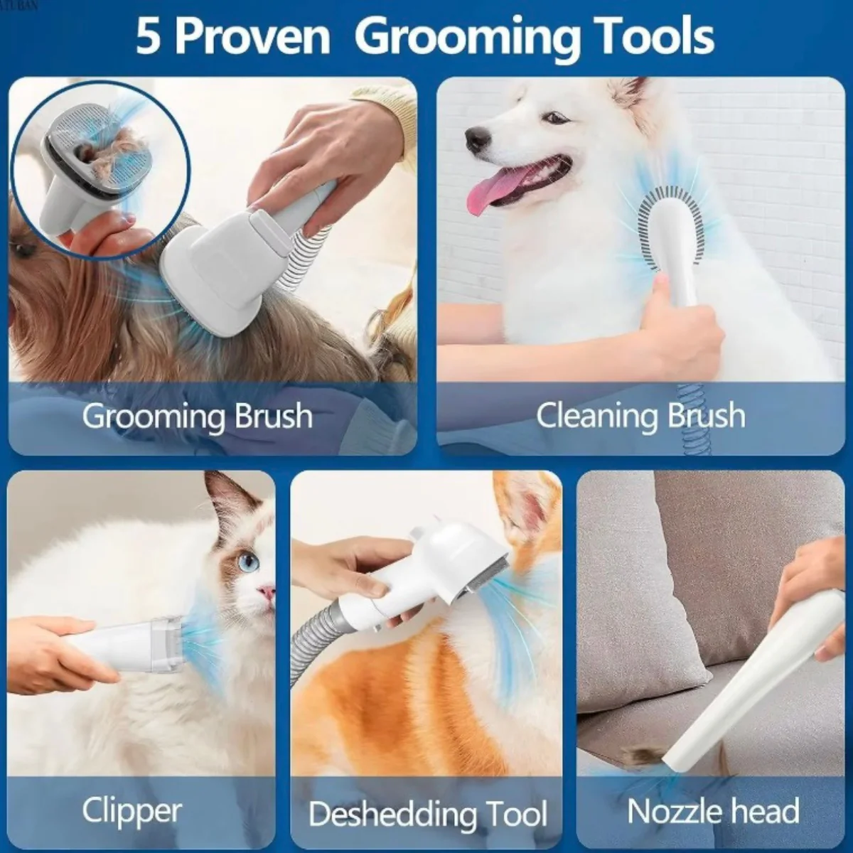 5 in 1 Grooming Vacuum - Image 8
